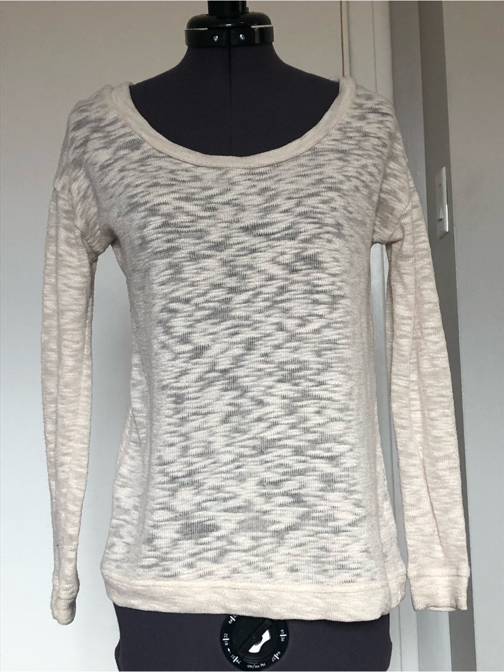 ARDENE | Women Cream Scoop Neck Lightweight Sweater | XS